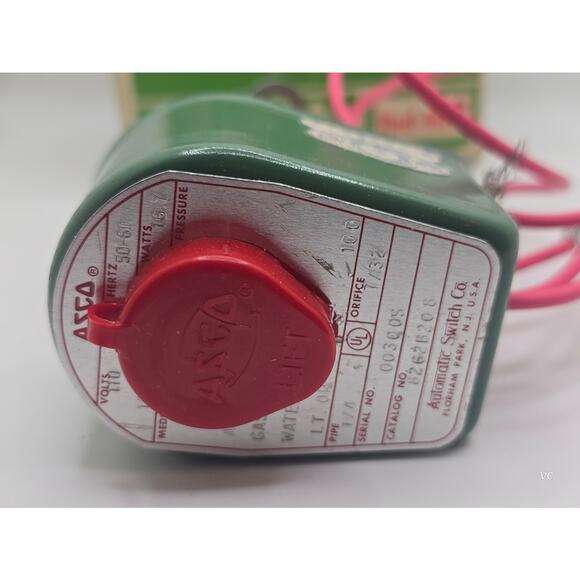 ASCO 8262B208 Solenoid Valve Brass 2-Way Red-Hat Series - Picture 3 of 9